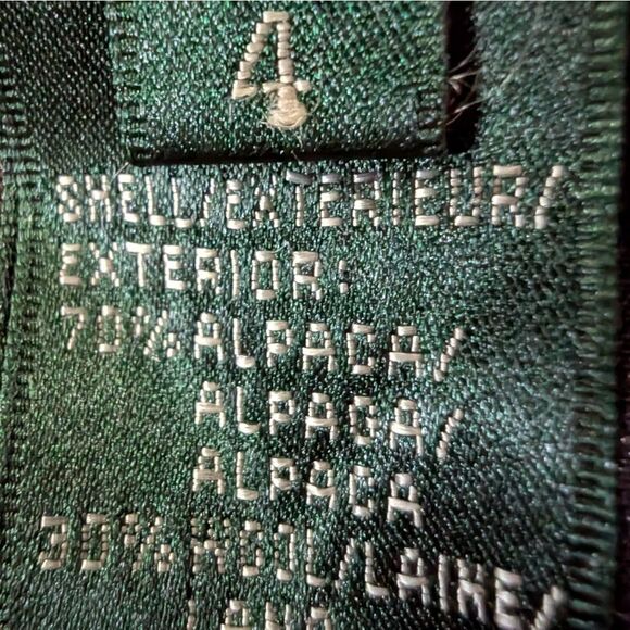 Lauren Ralph Lauren Alpaca Wool Midi Skirt - Brown Houndstooth Small - Picture 4 of 9